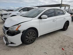 Salvage cars for sale from Copart West Palm Beach, FL: 2015 Nissan Sentra S