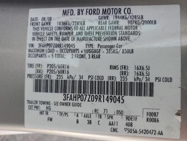 2009 Ford Fusion SE