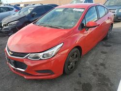 Chevrolet Vehiculos salvage en venta: 2017 Chevrolet Cruze LS