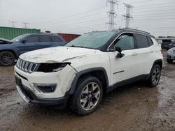 Salvage cars for sale at Elgin, IL auction: 2018 Jeep Compass Limited