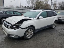 Salvage cars for sale at Gastonia, NC auction: 2011 Subaru Outback 3.6R Limited