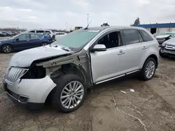 Salvage cars for sale at Woodhaven, MI auction: 2015 Lincoln MKX