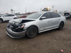 Salvage cars for sale at Chicago Heights, IL auction: 2015 Volkswagen Passat S