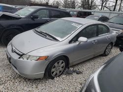 Salvage cars for sale at Franklin, WI auction: 2006 Honda Civic LX