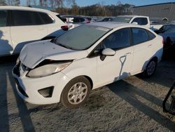 Salvage cars for sale at Spartanburg, SC auction: 2012 Ford Fiesta SE