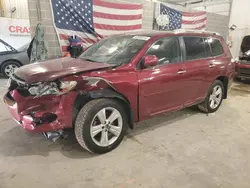 Salvage cars for sale from Copart Columbia, MO: 2008 Toyota Highlander Limited