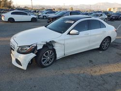 Salvage cars for sale at Van Nuys, CA auction: 2016 Mercedes-Benz C300