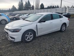 Chevrolet Malibu ls salvage cars for sale: 2016 Chevrolet Malibu LS