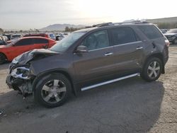 Salvage cars for sale at Las Vegas, NV auction: 2012 GMC Acadia SLT-1