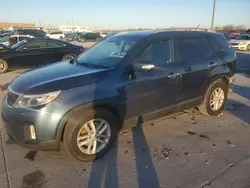 Salvage cars for sale at Grand Prairie, TX auction: 2014 KIA Sorento LX