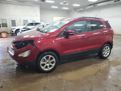 Salvage cars for sale at Davison, MI auction: 2020 Ford Ecosport SE