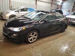 Salvage cars for sale from Copart West Mifflin, PA: 2017 Chevrolet Cruze Premier