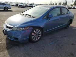 Salvage cars for sale from Copart Rancho Cucamonga, CA: 2009 Honda Civic EX