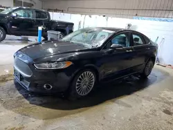 Salvage cars for sale at Candia, NH auction: 2013 Ford Fusion Titanium HEV