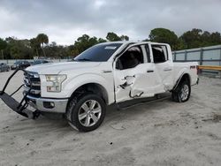 Salvage cars for sale from Copart Fort Pierce, FL: 2015 Ford F150 Supercrew