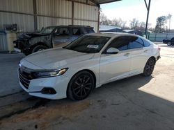 Salvage cars for sale at Cartersville, GA auction: 2021 Honda Accord EXL