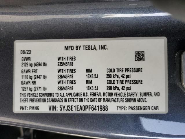 2023 Tesla Model 3