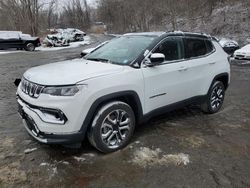 Salvage cars for sale at Marlboro, NY auction: 2022 Jeep Compass Limited