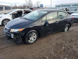 Salvage cars for sale at Chicago Heights, IL auction: 2012 Honda Civic LX