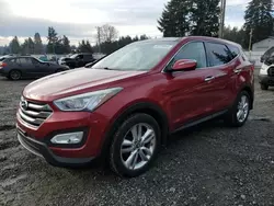 Vehiculos salvage en venta de Copart Graham, WA: 2013 Hyundai Santa FE Sport