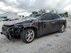 Vehiculos salvage en venta de Copart Opa Locka, FL: 2014 Nissan Maxima S