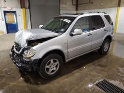 Salvage cars for sale at Glassboro, NJ auction: 2000 Mercedes-Benz ML 320