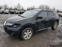 Salvage cars for sale from Copart Portland, OR: 2009 Nissan Murano S