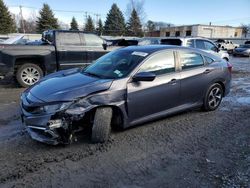 Salvage cars for sale at Albany, NY auction: 2019 Honda Civic LX