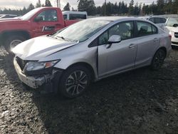 Honda salvage cars for sale: 2013 Honda Civic EXL