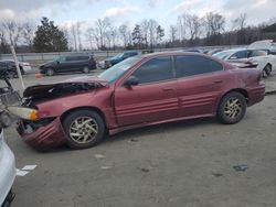 Salvage cars for sale at Spartanburg, SC auction: 2002 Pontiac Grand AM SE1