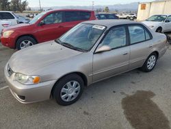 Salvage cars for sale at Van Nuys, CA auction: 2001 Toyota Corolla CE