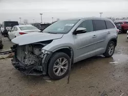 Vehiculos salvage en venta de Copart Indianapolis, IN: 2015 Toyota Highlander XLE