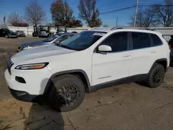 Salvage cars for sale at Moraine, OH auction: 2017 Jeep Cherokee Latitude