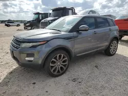 Salvage cars for sale at San Antonio, TX auction: 2015 Land Rover Range Rover Evoque Pure Plus