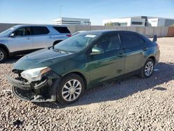 Toyota Corolla l salvage cars for sale: 2015 Toyota Corolla L