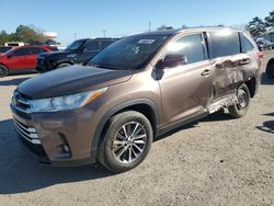 Salvage cars for sale at Newton, AL auction: 2019 Toyota Highlander SE