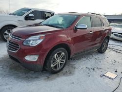 Salvage cars for sale at Wayland, MI auction: 2016 Chevrolet Equinox LTZ