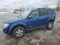 Ford salvage cars for sale: 2008 Ford Escape XLT