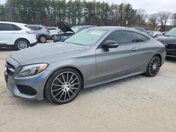 Vehiculos salvage en venta de Copart North Billerica, MA: 2017 Mercedes-Benz C 43 4matic AMG