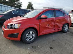 Chevrolet Sonic salvage cars for sale: 2012 Chevrolet Sonic LT