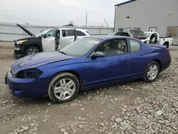 Salvage cars for sale from Copart Appleton, WI: 2007 Chevrolet Monte Carlo LT