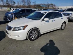 Salvage cars for sale at Spartanburg, SC auction: 2010 Honda Accord EXL