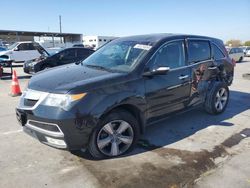 Salvage cars for sale at Grand Prairie, TX auction: 2013 Acura MDX Technology