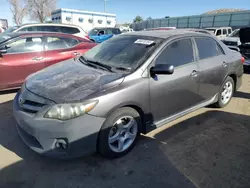 Salvage cars for sale from Copart Albuquerque, NM: 2012 Toyota Corolla Base