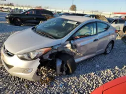 Salvage cars for sale at Cahokia Heights, IL auction: 2012 Hyundai Elantra GLS