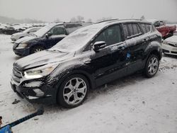 Salvage cars for sale at West Warren, MA auction: 2017 Ford Escape Titanium