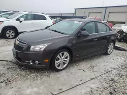 Salvage cars for sale at Wayland, MI auction: 2014 Chevrolet Cruze LTZ