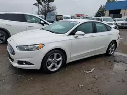 Salvage cars for sale at Woodhaven, MI auction: 2015 Ford Fusion SE