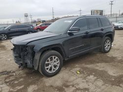 Salvage cars for sale at Chicago Heights, IL auction: 2022 Jeep Grand Cherokee Limited