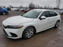 Salvage cars for sale from Copart London, ON: 2022 Honda Civic LX